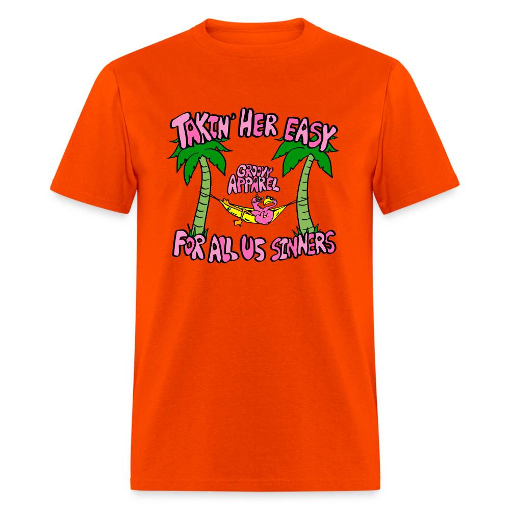 Takin' Her Easy Unisex T-Shirt - orange